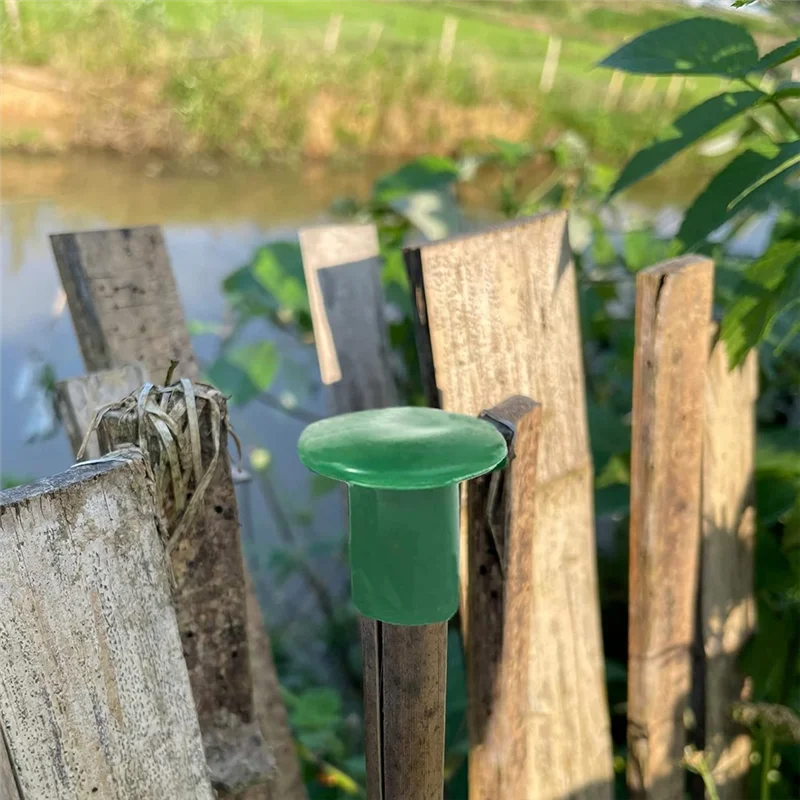 

【Gift】For Garden Farm Plant Support Stick 48Pcs For Garden Cane Caps Safety Toppers Bamboo Stick Eye Protector End Caps