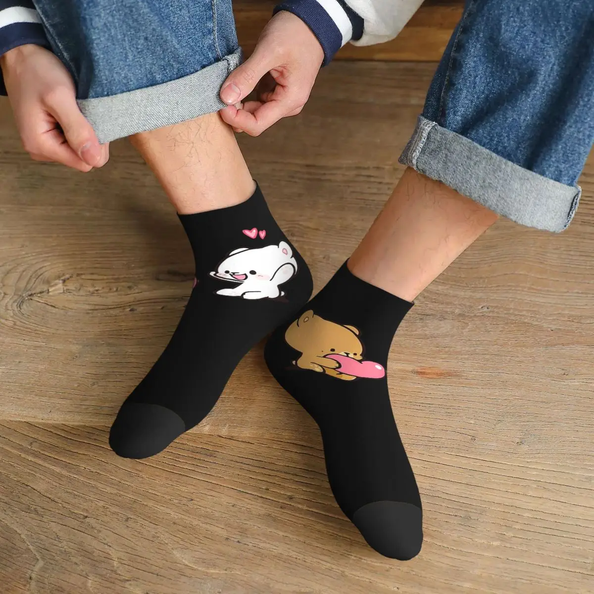 

Cute Milk Mocha Socks Harajuku High Quality Stockings All Season Socks Accessories for Unisex Christmas Gifts