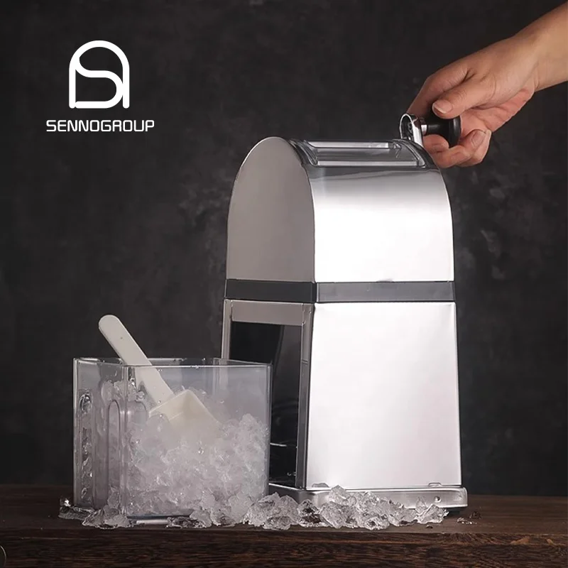 

High Quality Customized Ice Cube Crusher Shaver DIY Portable Manual Crushers