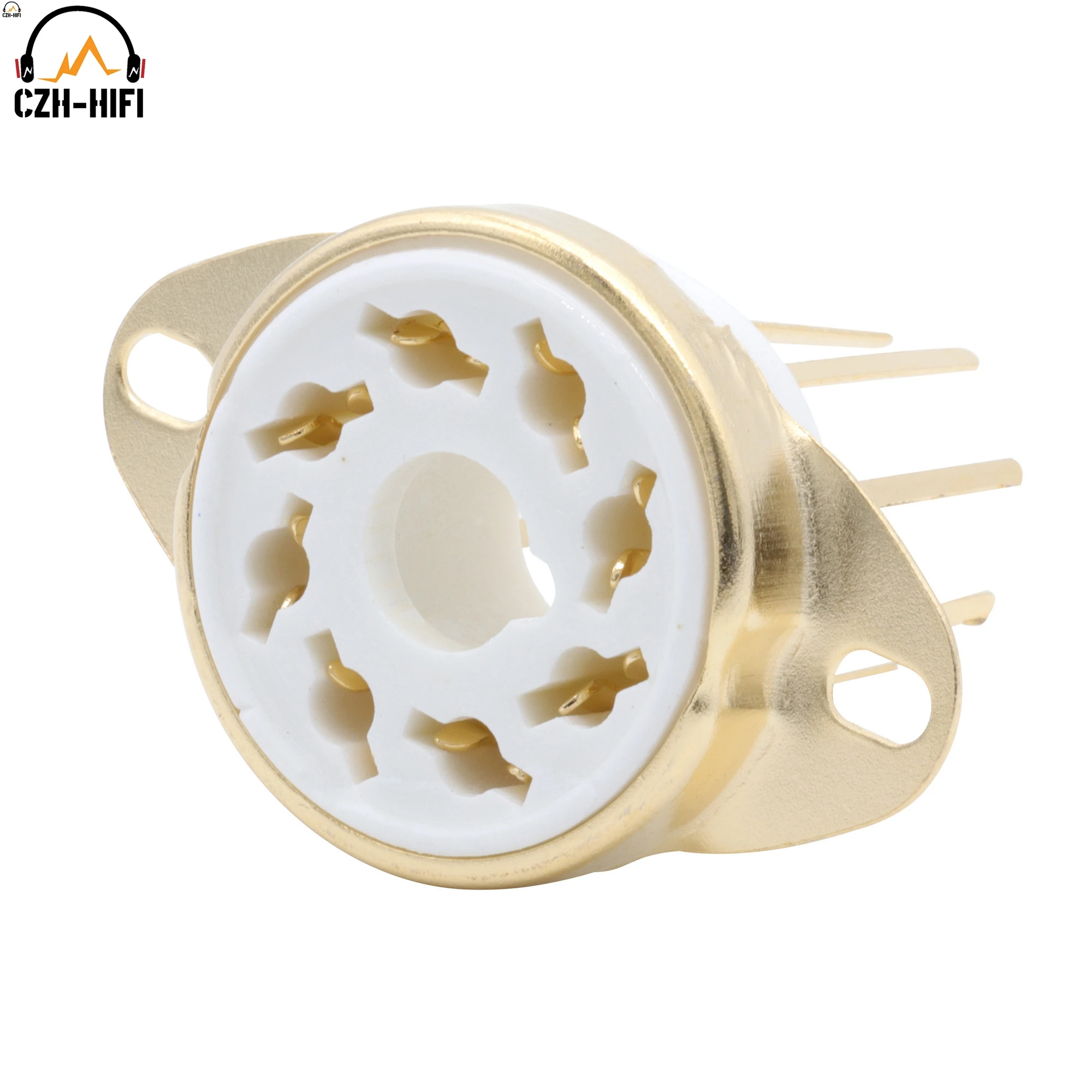 8 Pin K8A soket tabung keramik okta dasar katup Pin panjang untuk KT88 KT66 6SN7 5AR4 GZ34 5881 6V6 5U4G 6550 6J7 6SJ7 AMP DIY