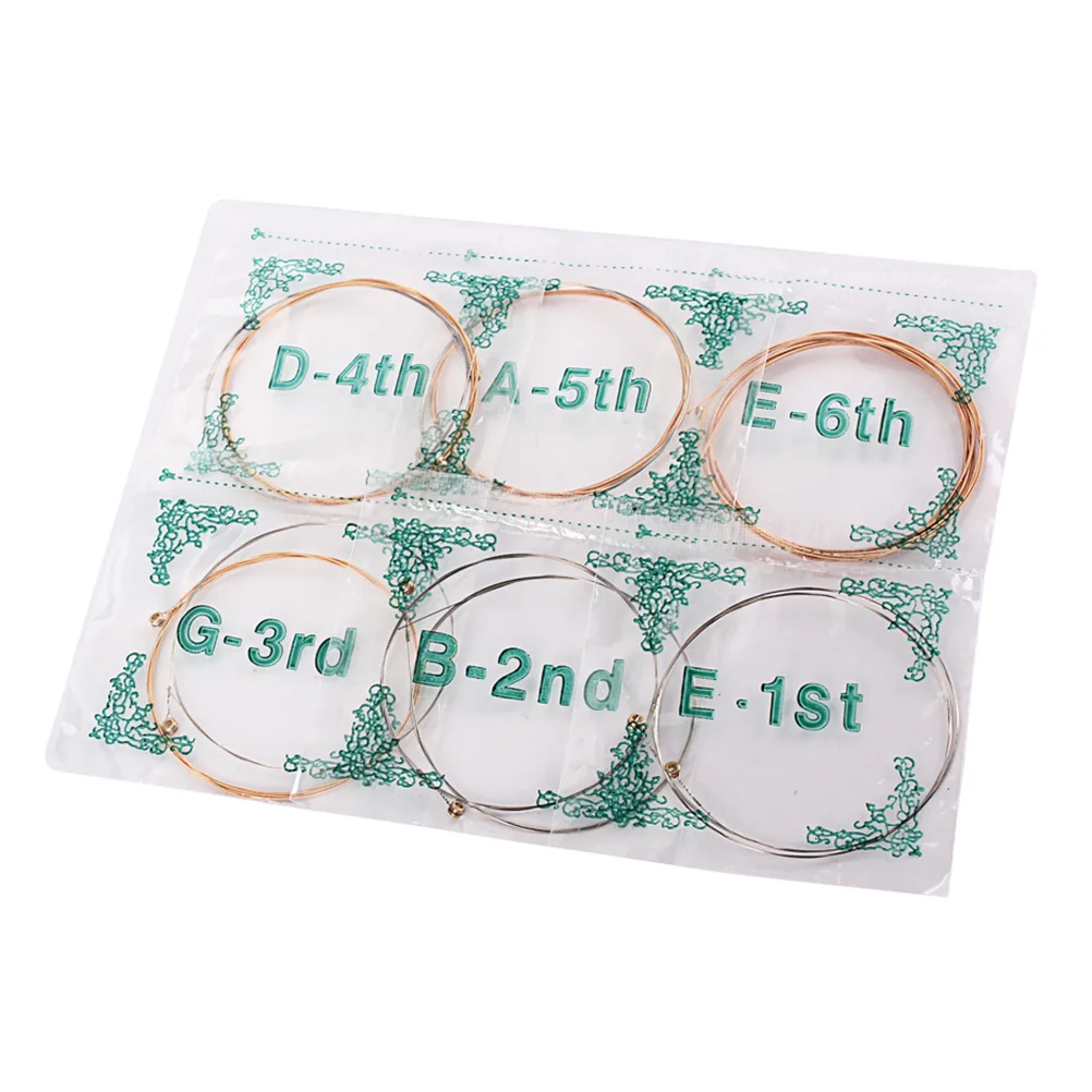 

12Pcs Professional Guitar Strings Stainless Steel Long-Lasting Durability Smooth Sound Guitar Accessories