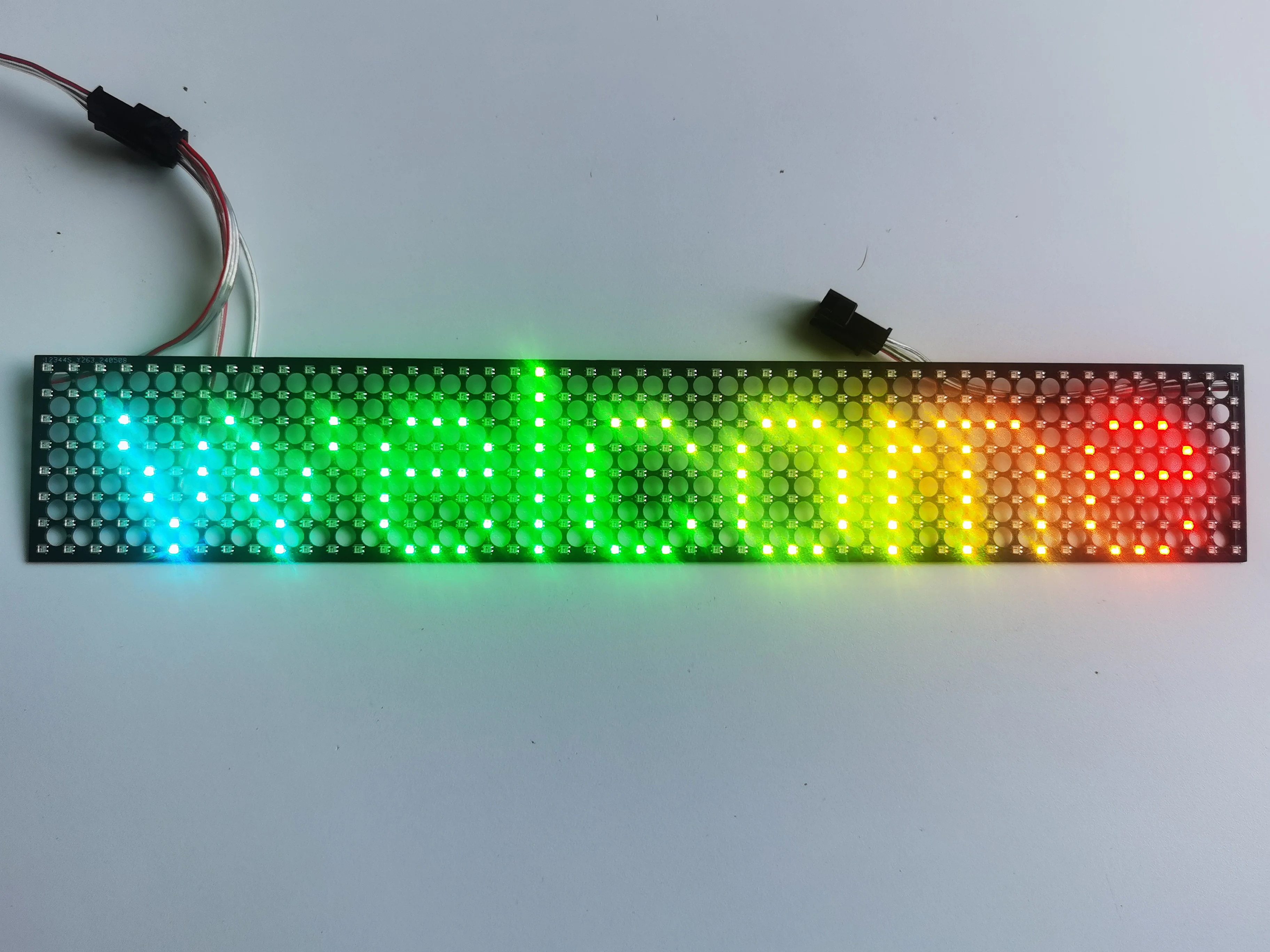 

WS2812B full-color LED transparent panel screen RGB color 256 dot matrix SPI protocol 2020 small light beads