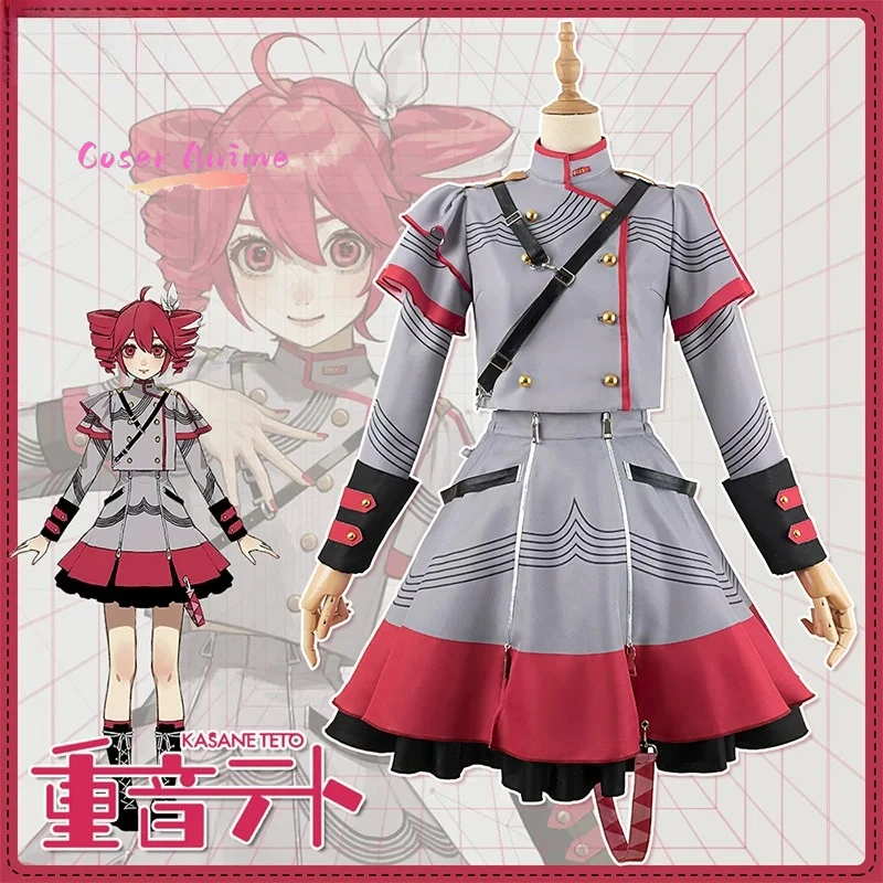 

Virtual Singer UTAU V Kasane Teto Cosplay Costume, Anime Virtual Singer Dress