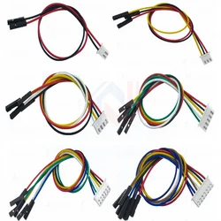 남녀공용 점퍼 와이어 연결 케이블, SH1.0mm, 1.25, GH1.25, 1.5, PH2.0mm, HY2.0, 2510, XH2.54mm, 듀폰 와이어 2.54 2-6P 케이블, 5 개