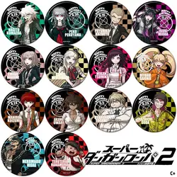 Anime Danganronpa V2 Mioda Ibuki Nagito Komaeda Cosplay Badge Button Brooch Pin Metal Pendnat Medal Cartoon Birthday Gift