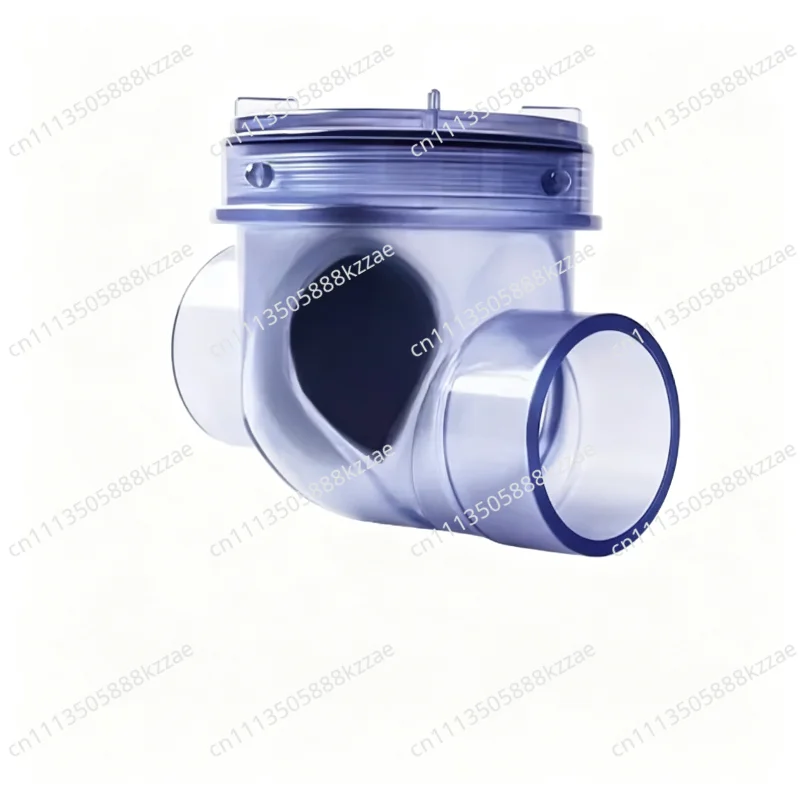 For PVC Transparent Check Valve Drainpipe Non-return Flap Valve Check Valve Combination Sets Kitchen Sewer Deodorizationm