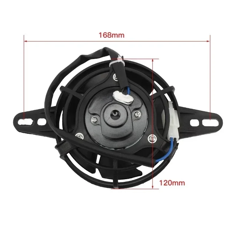 

Motorcycle Fan Engine Radiator Cooling Dirt Bike Motocross for 50cc 200cc 250cc ATV Quad Go Universal