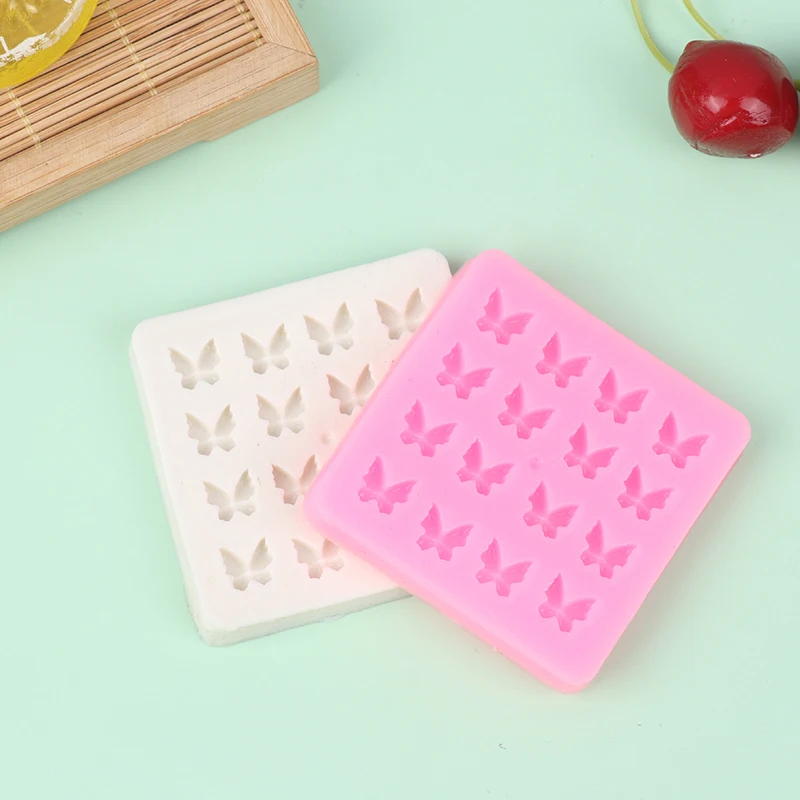 Butterfly Shape Silicone Mould DIY Clay Handmade Chocolate Silicone Mold Charm Pendant Epoxy Resin Molds Kitchen Tool