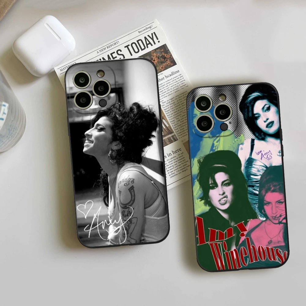 Чехол для телефона Amy Winehouse Legardary Singer для iPhone 15 14 12 13 mini 6 7 8 PLUS X XS XR 11 PRO MAX SE 2020, задняя крышка, чехлы