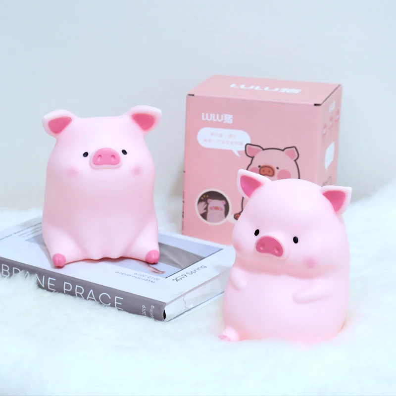 Cartoon Pig LED Night Light Cute Piggy Baby Night Lamp Children\'s Room Bedroom Bedside Decor Atmosphere Lamps Kids Birthday Gift