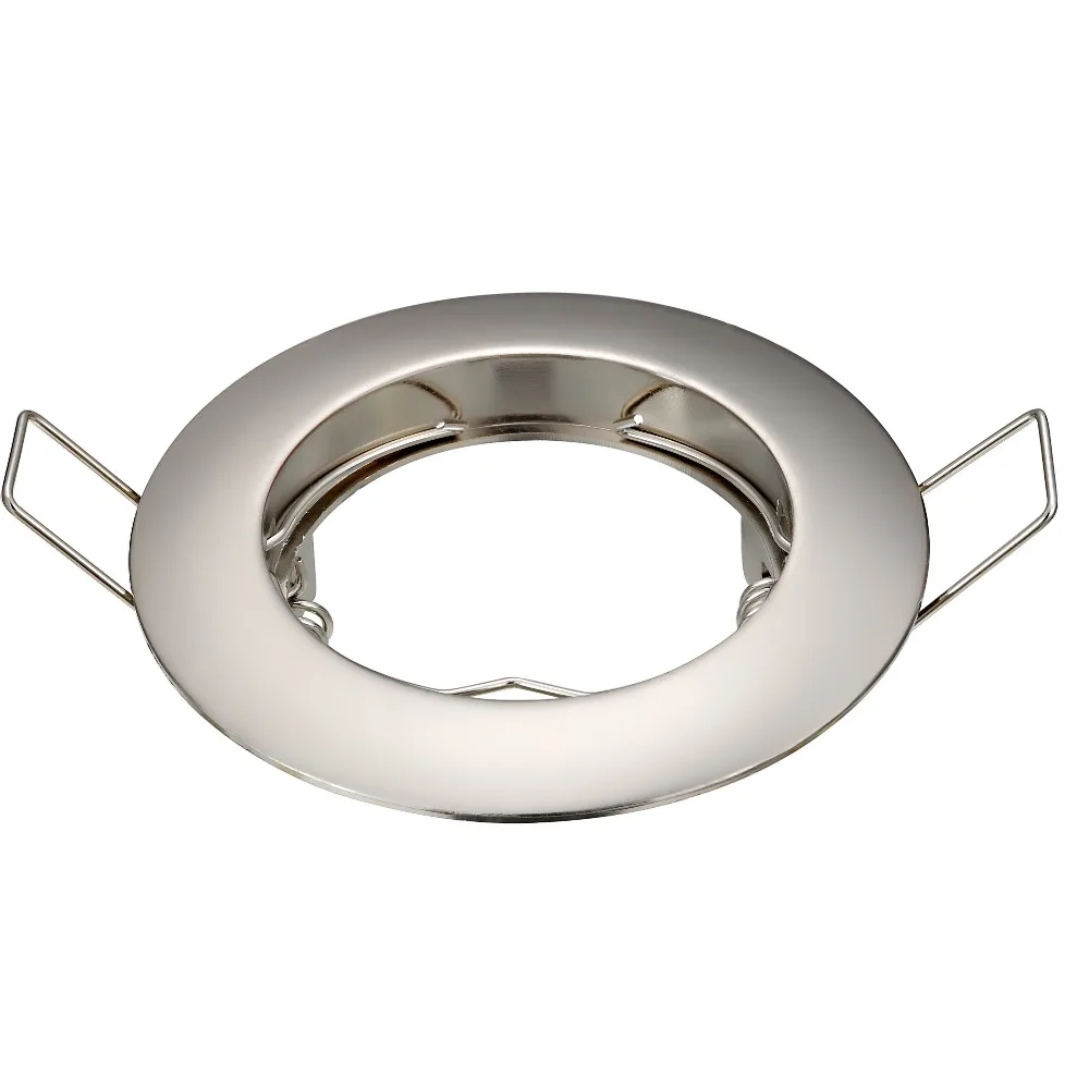 2pcs/lot Factory Sale Surface Mounted LED Spotlight Cutout 70mm Round Fixture Ceiling Frame For GU10 MR16 LED Spot Fitting