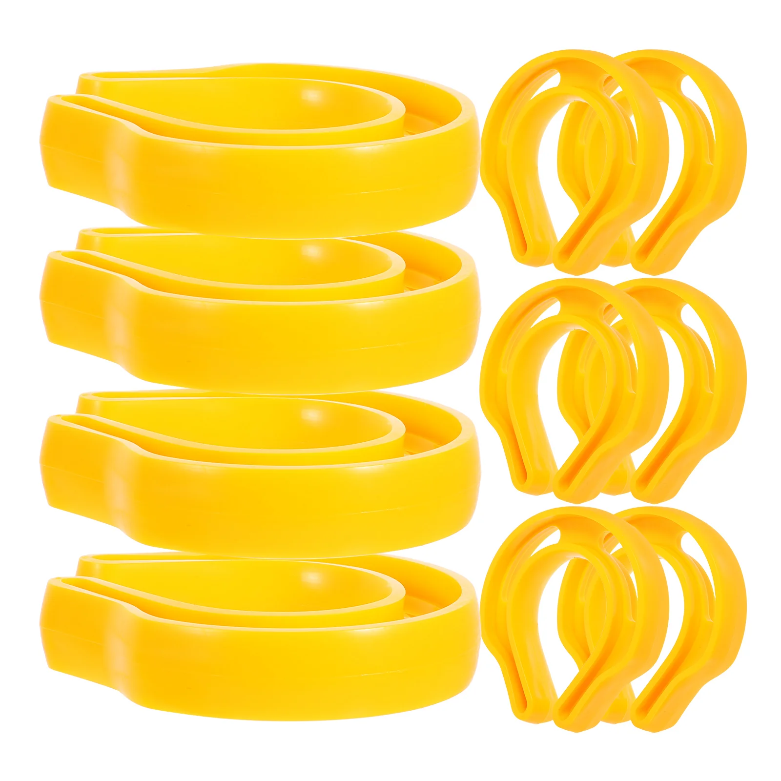 

10 Pcs Protective Equipment Door Clip Baby Small Figurines Plush Stuffed Corn Headband Plastic Finger Pinch Guard