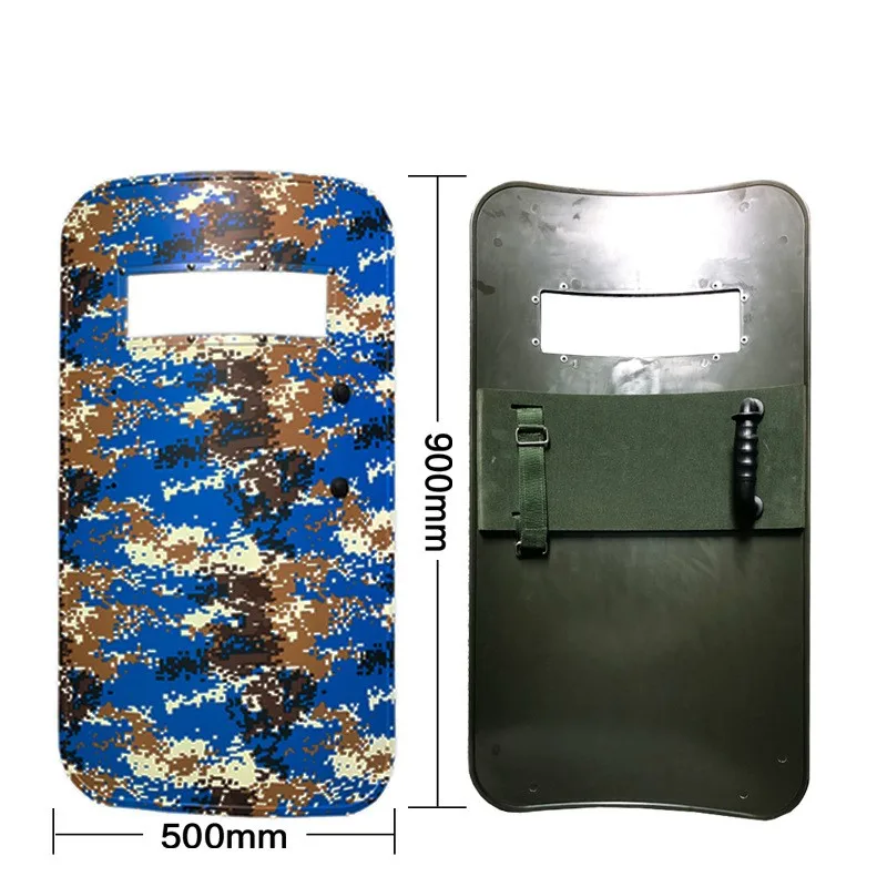 SDCLMCDP Riot Shield Security Handheld Shield Protective Equipment Defense Equipment Jungle Camouflage Marine Camouflage