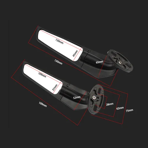 Imagen 2 del producto Para Honda CBR250R CBR 250R CBR 250 R espejo de motocicleta ala de viento modificada espejo retrovisor giratorio ajustable accesorios de motocicleta