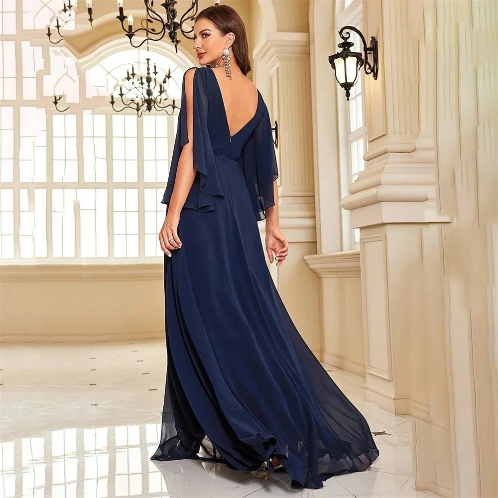 Othray-Robe élégante pour la mère de la mariée, tenue de soirée trapèze personnalisée pour mariage