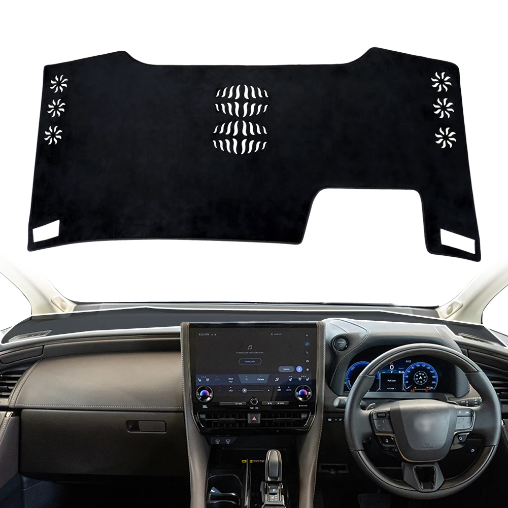 Dash Mat Dashmat for Toyota Alphard Vellfire 40 Series 2023 2024 Car Dashboard Cover Pad Accessories Sunshade Protective Carpet