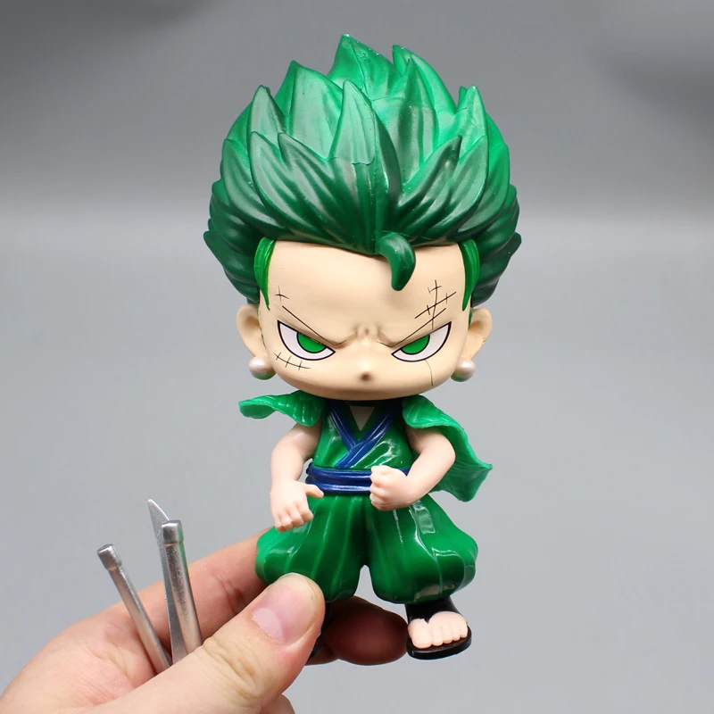 Roronoa Zoro Anime Modelo Decoração, Bonito Figura De Animação, Navegando De Novo, Jogo De Desenhos Animados, Garagem Kit, Boneca Ornamentos, 6.2 ", 1 Pc