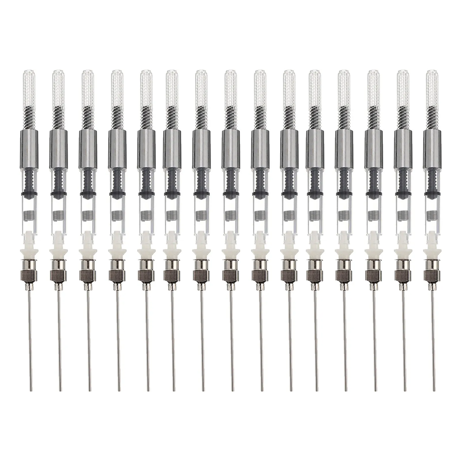 

15 PCS 3.4mm Compact Portable Ink Filler Fountain Pen Fine Control Injector Accessories Tools Converter for Models Converters