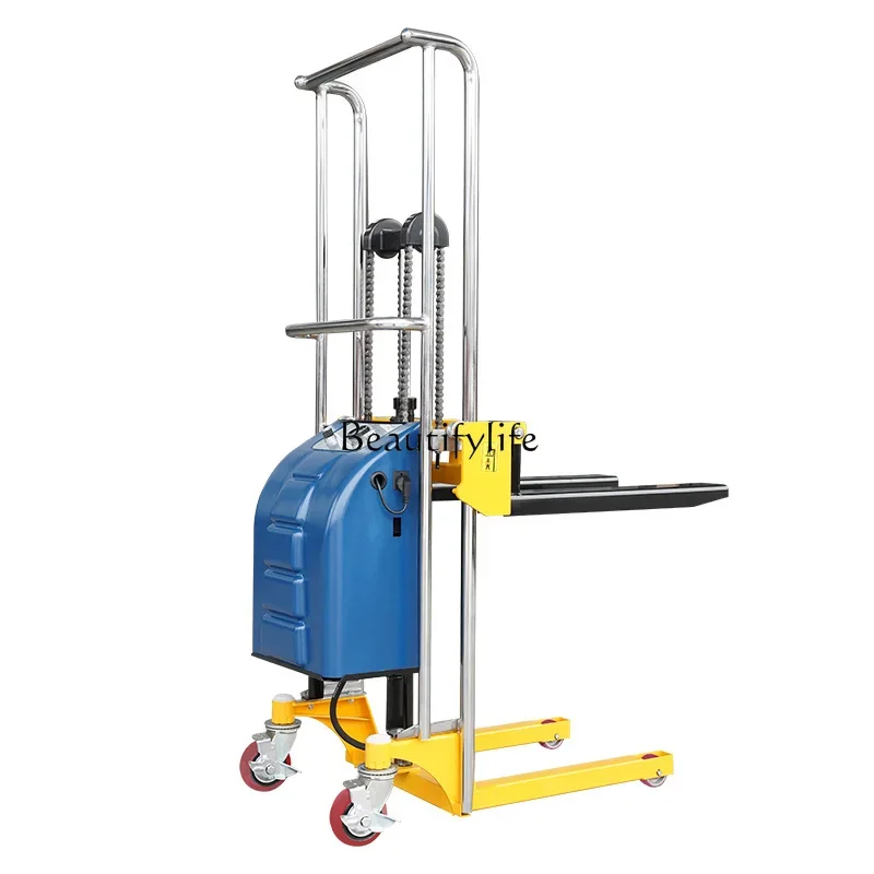 

LPortable stacker semi-electric hydraulic anti-skid and leak-proof cylinder semi-electric forklift