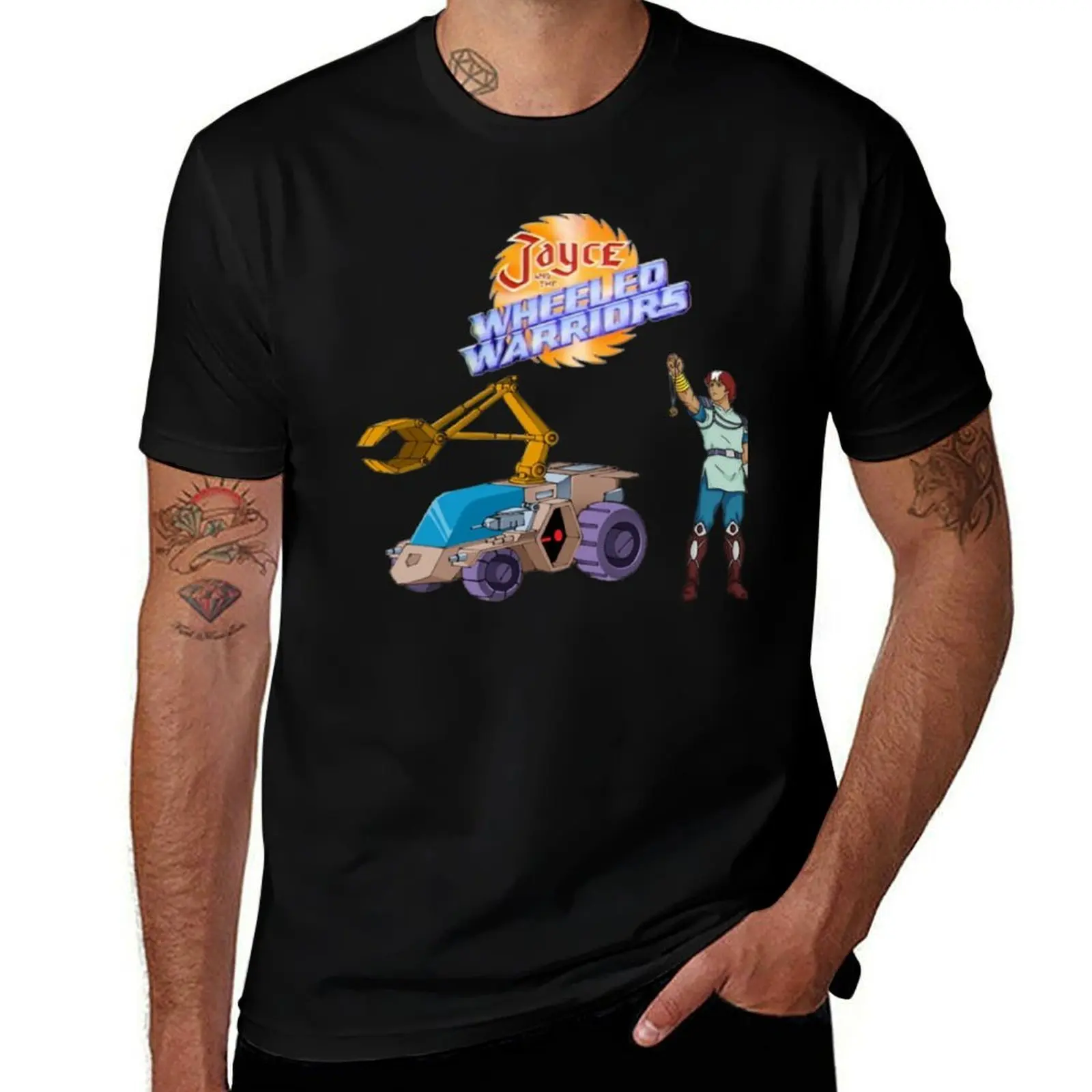 

Jayce And The Wheeled Warriors Cartoon Show T-Shirt Anti-Fade Casual Tee Shirt