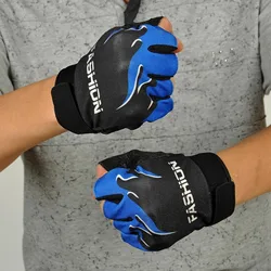 Fingerless Gym Training Gloves for Men Women Cycling Gloves Sports Fitness Motorcycle Mtb Anti-slip Gloves Bicycle Accessories