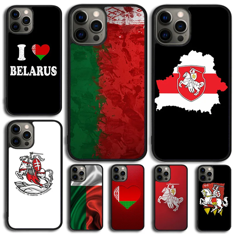 Belarus Flag Phone Case For iPhone 14 15 16 13 12 Mini Max Cover For Apple iPhone 11 Pro Max 6 8 7 Plus SE2020 Coque