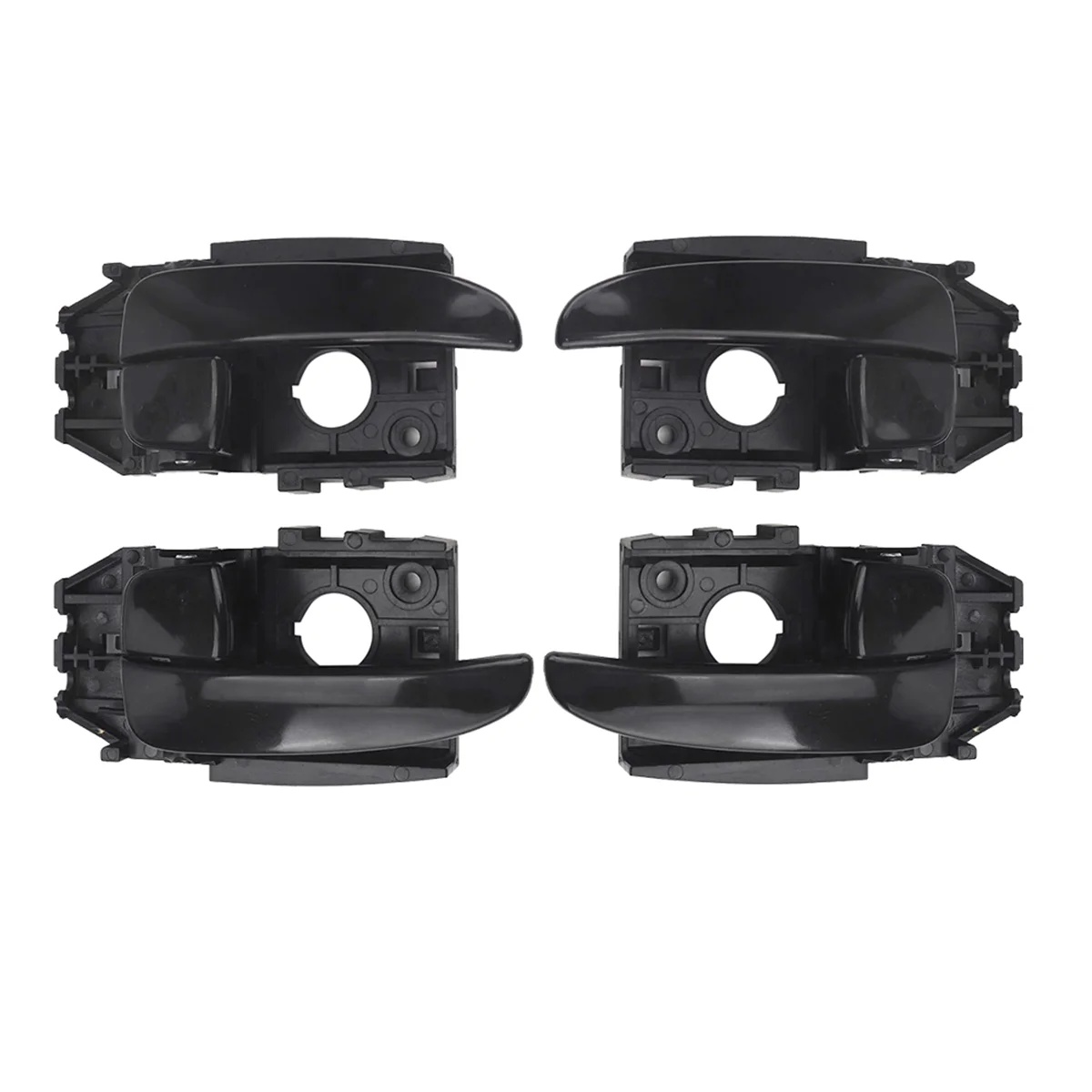 4pcs/Set Left+Right Interior Door Handle Assembly 836102D000CA 826202D000CA for Hyundai Elantra 2001-2006 83610-2D000