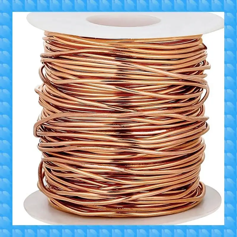 

ETRT 99,9% мертвая мягкая медная проволока, калибр 18/1 мм, диаметр 213 фута/665 м, катушка 1 фунт из чистой меди