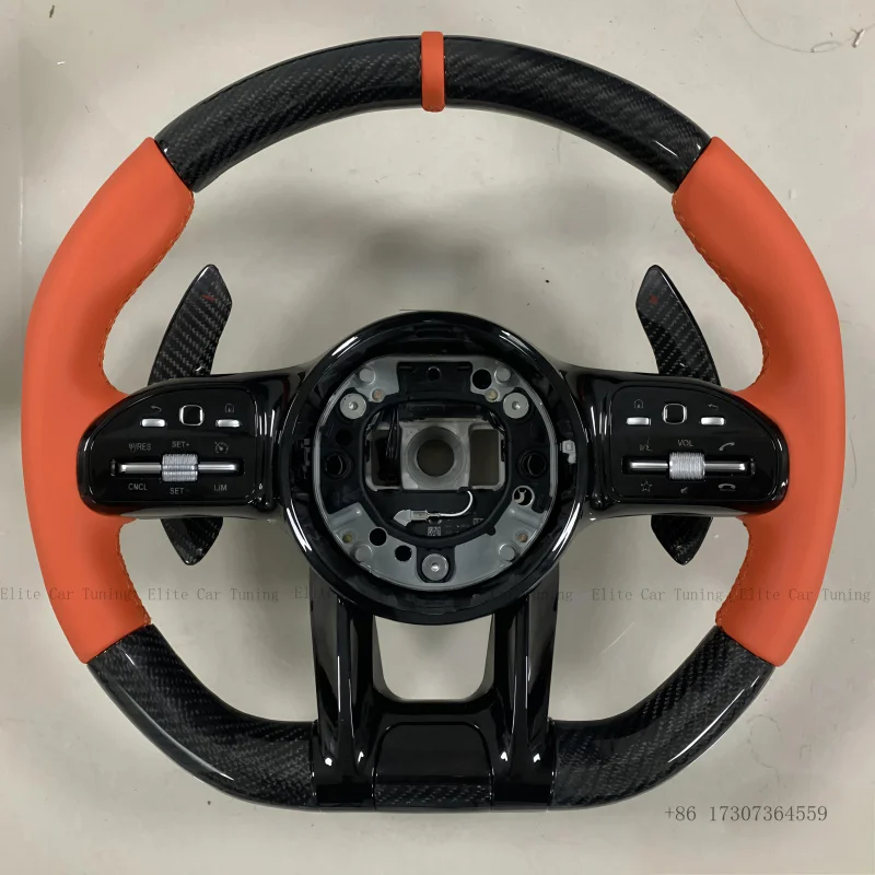 for Benz AMG GT W190 C190 W205 C205 W166 W167 W177 W213 W217 C217 W222 W223 W253 W257 Class E E 350 AMG Steering Wheel