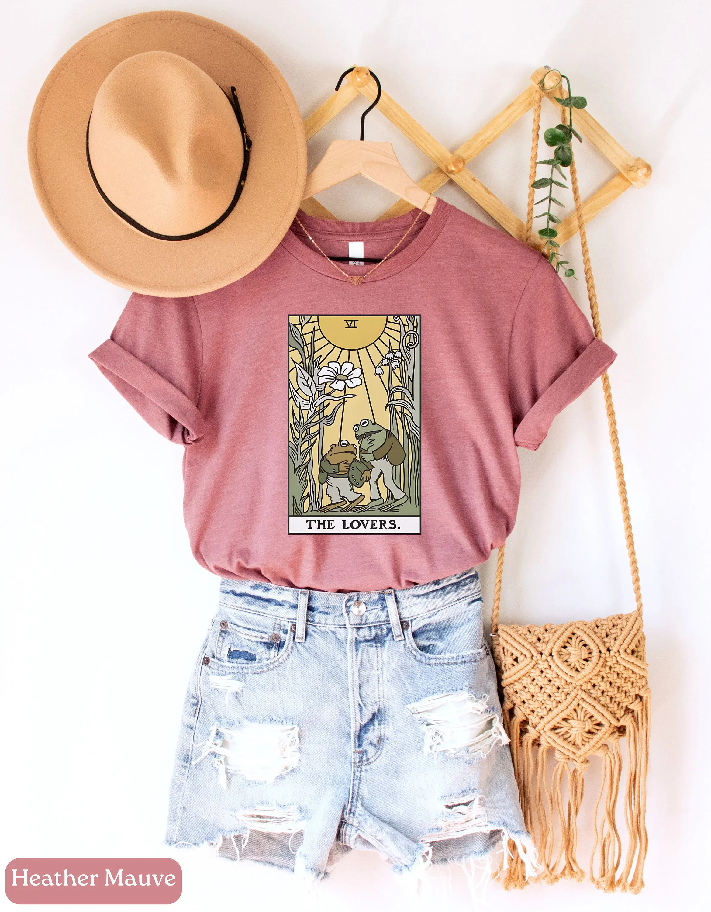 Cute Cartoon Two Frogs in The Sun Flowers Print Women T-shirt Retro Fashion Medieval Style Female Shirt Trend Outdoor Casual Tee