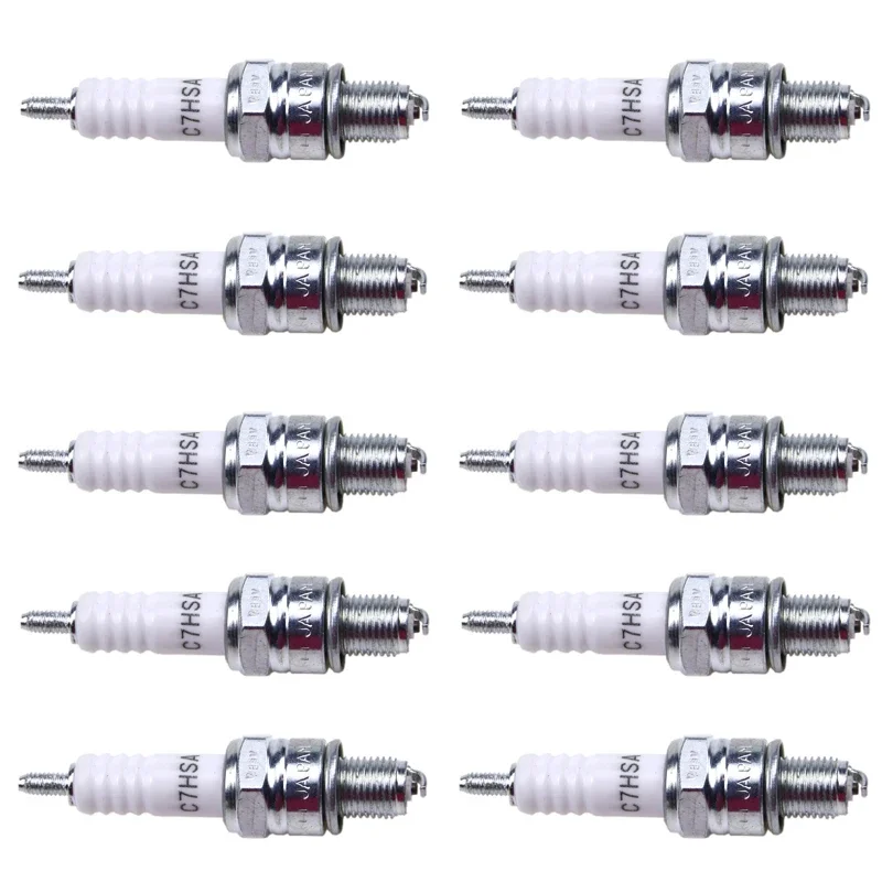 5Pcs Motorcycle Racing Spark Plug Sparking Plugs For Scooter Mower Trail Quad Dune ATV GO Kart 50cc-150cc Dirt Bike