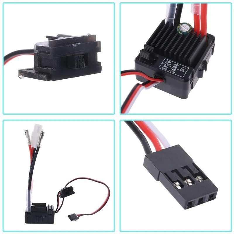 Bộ phận nâng cấp ESC được mô phỏng trên ô tô cho RC 1/10 Công cụ thay thế bền bỉ 15UB