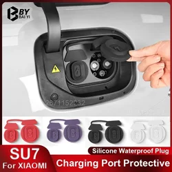 Charging Port Cover for Xiaomi SU7 Original Car Customization Silicone Protective Cover for Charging Port Auto Accessories