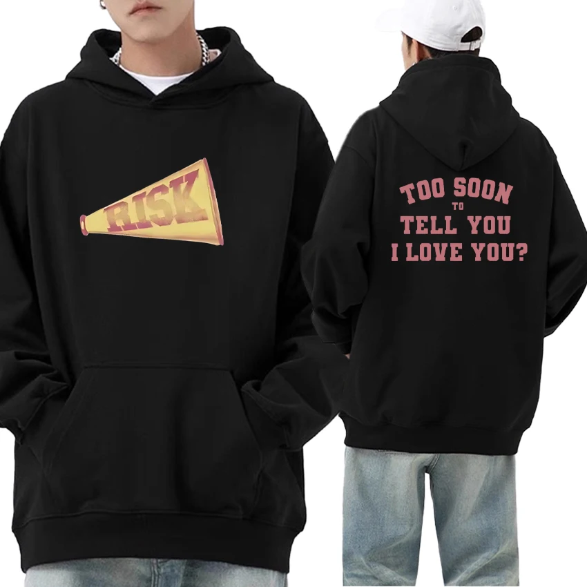 

Fashion Gracie Abrams Risk Too Soon To Tell You I Love You Hoodie Double Sided Print Men Women Autumn Winter Fleece Sweatshirt