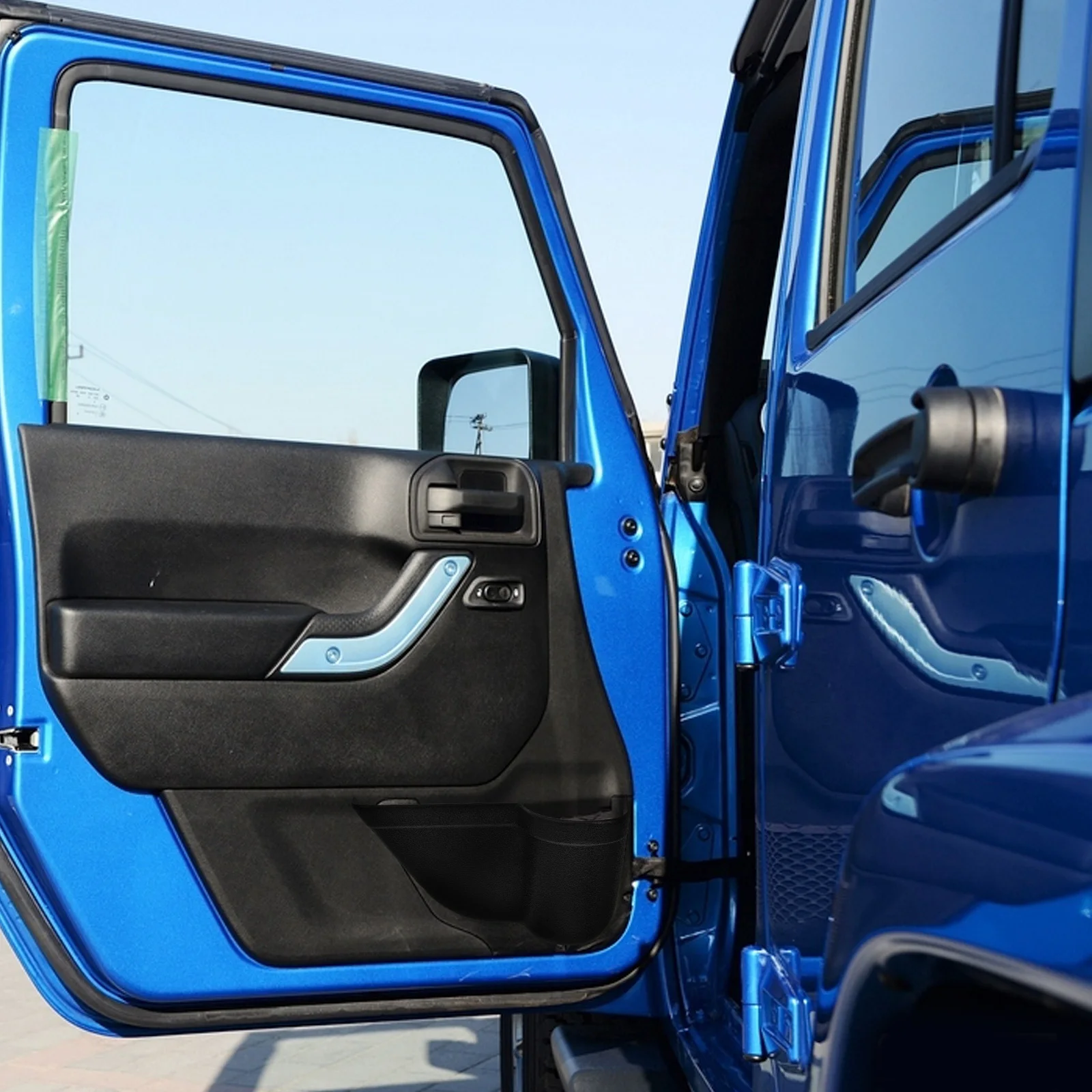 

2 шт., ящик для хранения автомобильных дверей Jk 2011-2020, держатель для чашки без сверления, зазор для сиденья, крепление для телефона, карманы для задней двери, органайзер