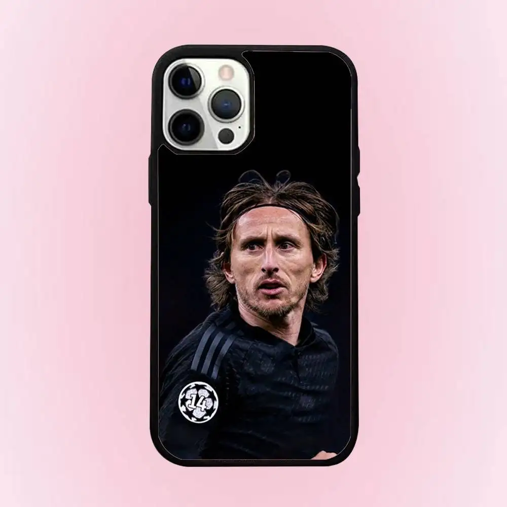 حافظة هاتف L-Luka-as Football M-Modric-cs لهاتف iPhone 16e,16,15,14,13,12,11,Plus,Pro,Max,Mini Magsafe شحن لاسلكي مغناطيسي