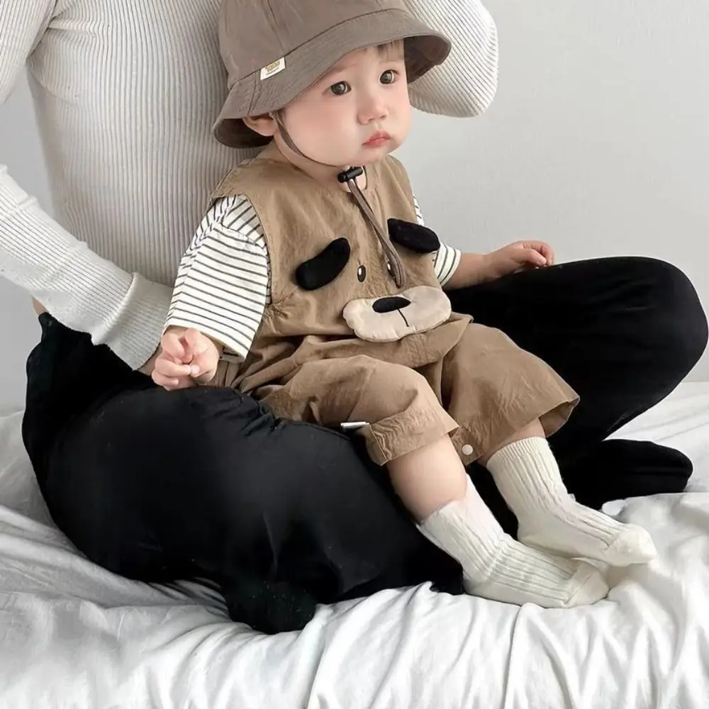 

Детский джемпер в мягкую полоску, комбинезон, боди, детский комбинезон с рисунком собаки, детский комбинезон, хлопковый комбинезон для малышей, одежда для младенцев