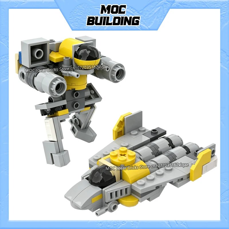 MOC Building Blocks Space Movie Series Mini Razor Warship Wing Ship Model Assemble Bricks Creative Toys Collection Display Gifts