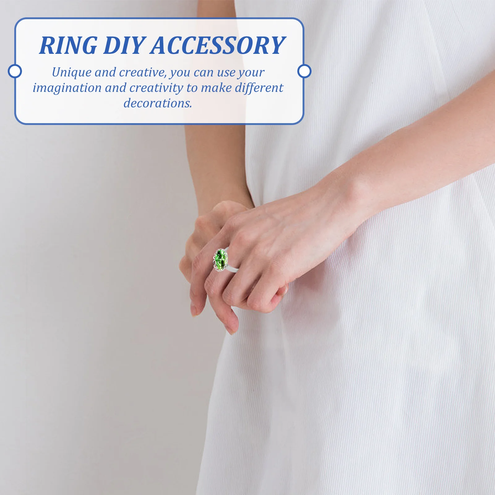 

10Pcs Stainless Steel Ring Bases Premium Craftsmanship Sturdy DIY Ring Blank Base for Creative Handmade Jewelry Making Projects