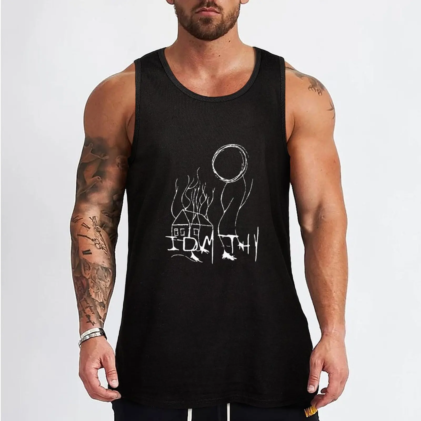 I Didn't Mean to Haunt You by Quadeca Tank Top Men's summer clothes sleeveless vest men Men's summer clothes 2025 Men's vest