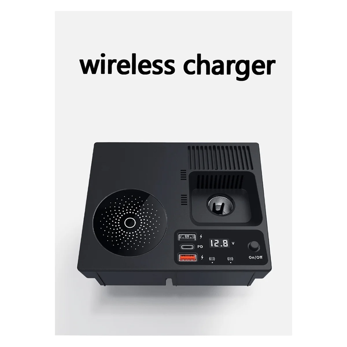 bluetooth 5.3 transmitter Wireless Charging for Jetta Mk6 Cigarette Lighter Fast Charging Car Charger