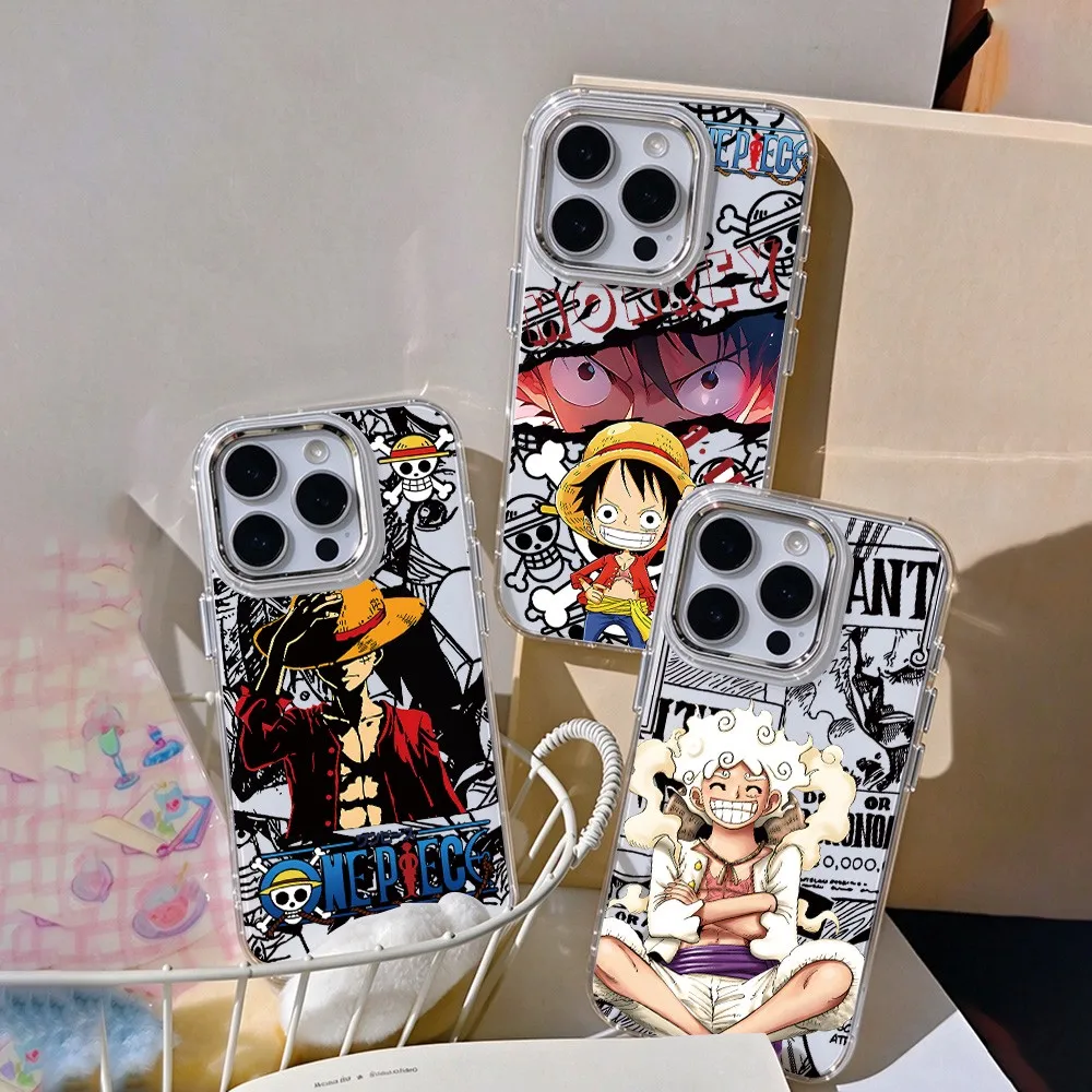 NEW O-One Piece Anime Phone Case for Samsung Galaxy S26 S25 S24 Note20 FE Ultra Edge Plus 5G Transparent Soft Cover