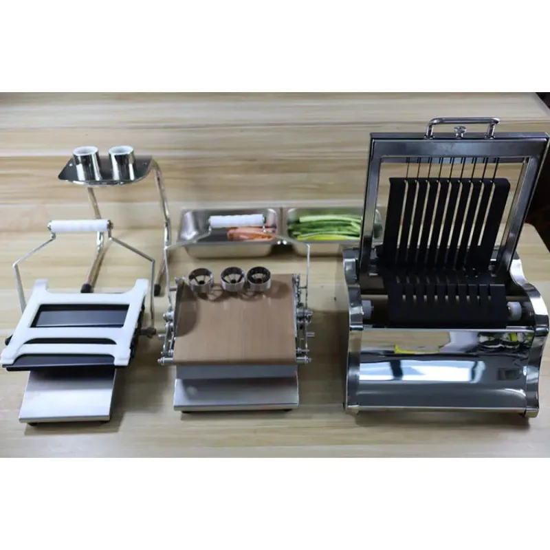 Sushi Slicer Cutting MSC-90 Commercial Sushi Cutting Machine Rice Balls Mold for 8/10/12 Pieces Sushi Forming Machine