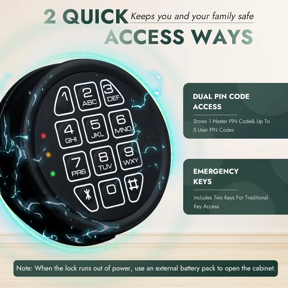 Grande cassaforte ignifuga da 4,0 piedi cubi per aziende con slot per contanti e deposito