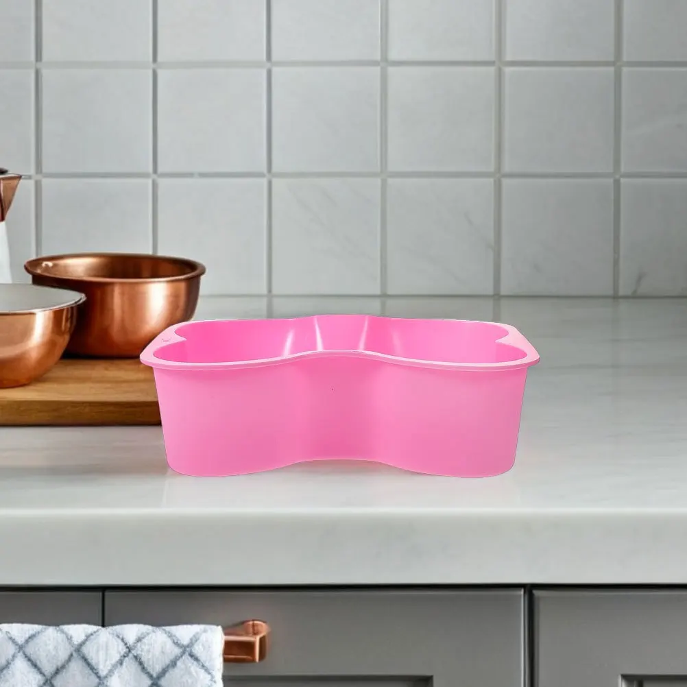 

2Pcs Silicone Cake Molds Bone Shape Flexible High Temperature Resistant Baking Pans Reusable DIY Molds for Cakes