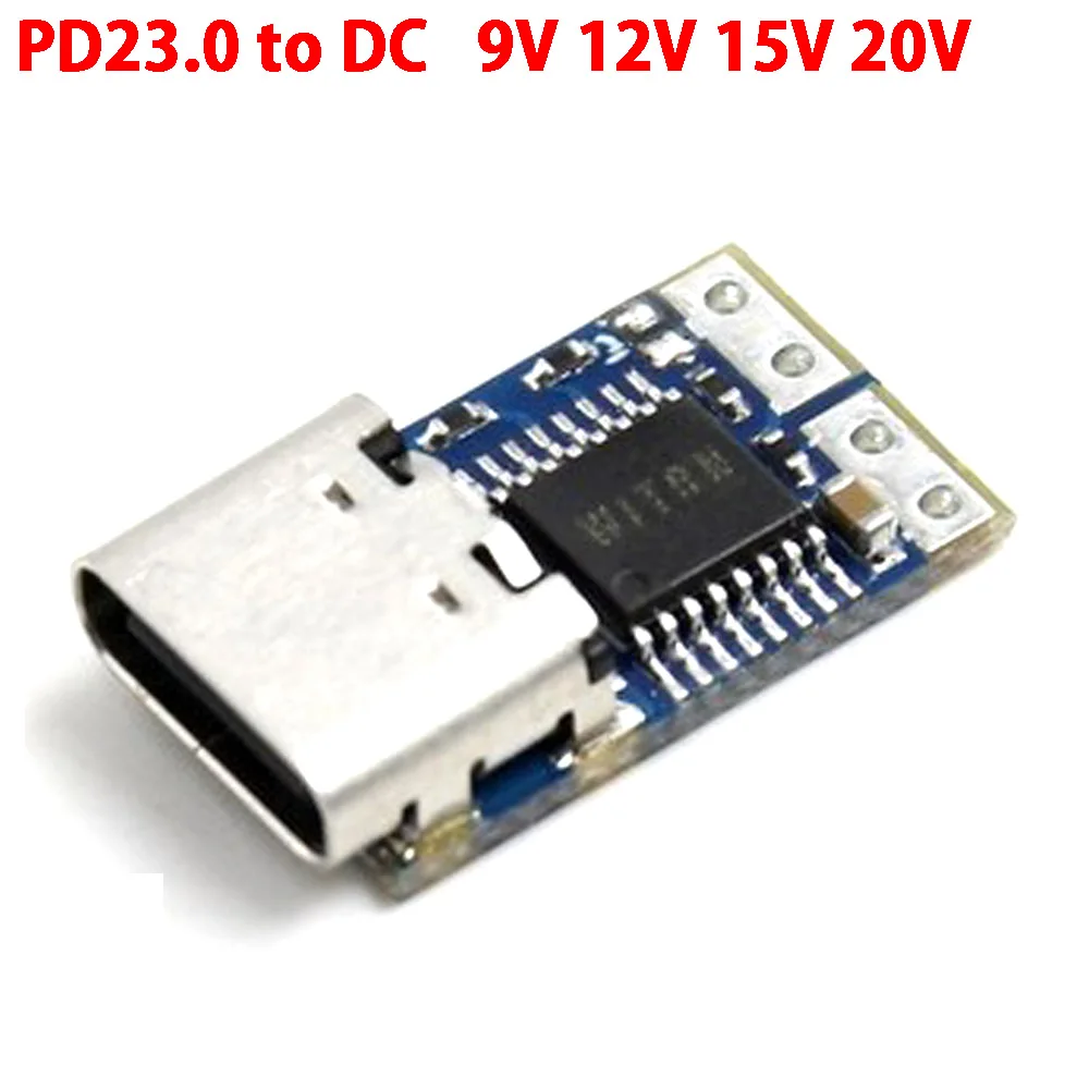 

PD decoy module PD23.0 to DC DC trigger extension cable QC4.0 charger 9V 12V 15V 20V