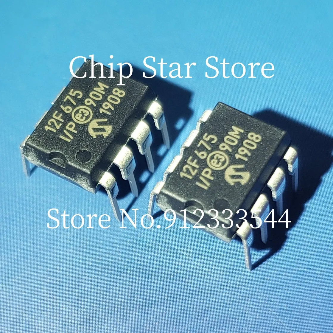 5-50pcs-pic12f675-i-p-pic12f675-dip8-8-bit-mcu-flash-pic12-family-pic12f6xx-series-microcontrollers-100-new-and-original