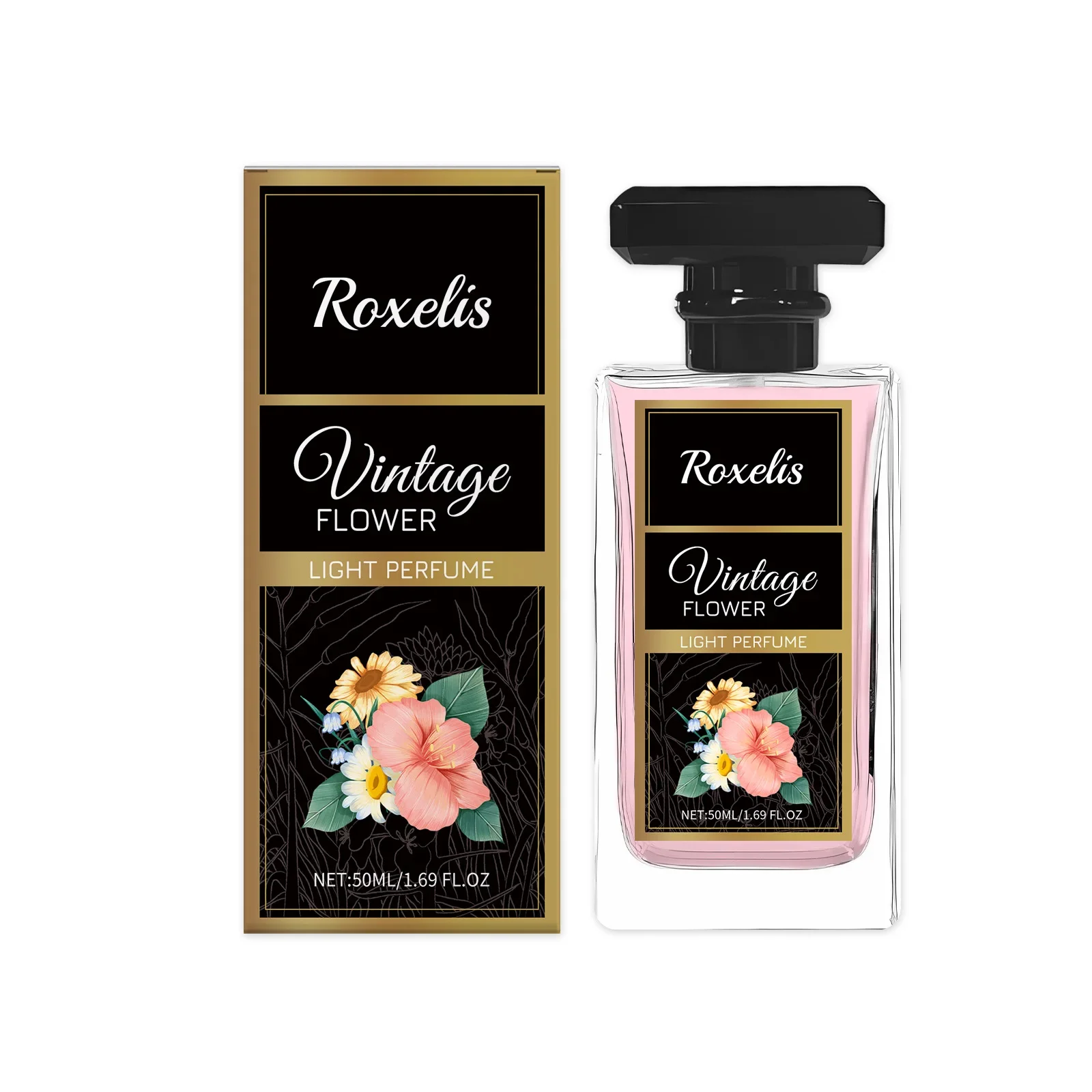 50ml Beautiful Girl Little Black Dress Women's Perfume Fresh Pheromone Flirting Perfume Long-lasting Light Fragrance for Gift