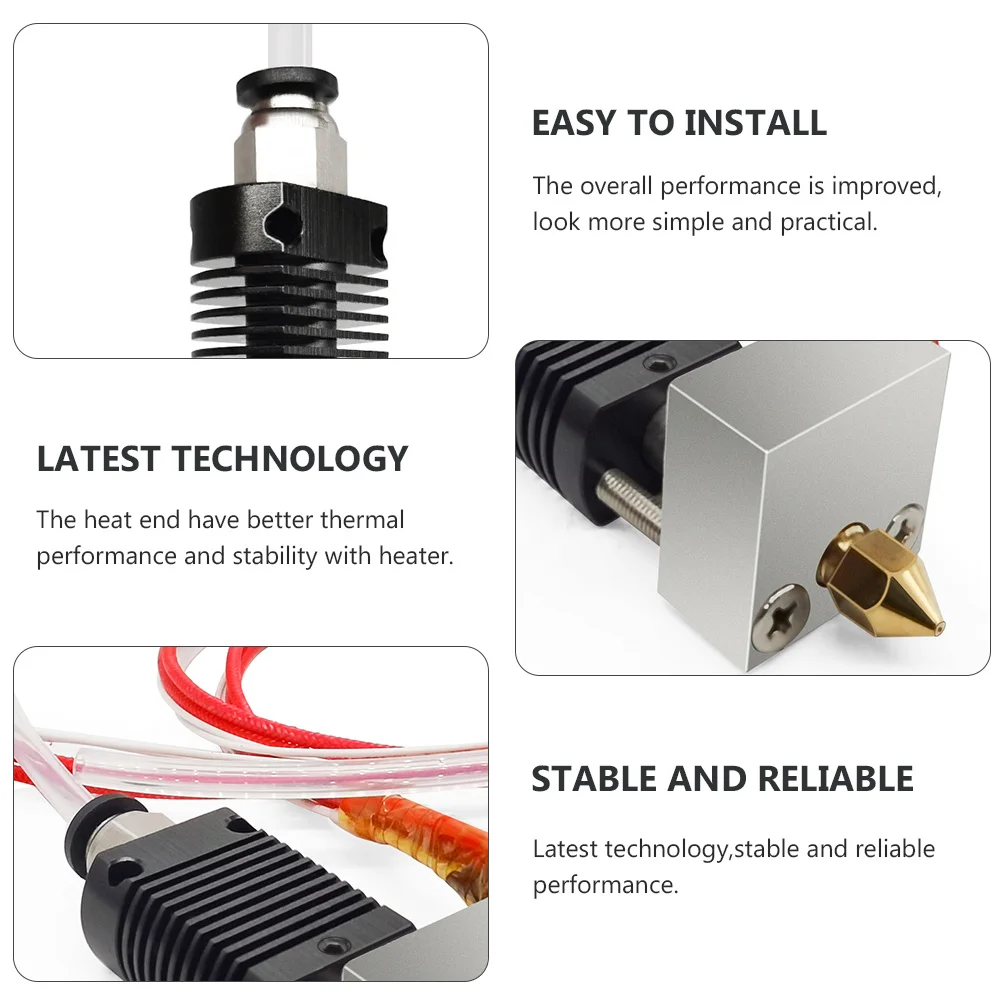 

1 комплект, комплект Hotend для 3D-принтера, высокопроизводительный долговечный экструдер для Anet, детали для 3D-печати, аксессуары, фитинги для устройства