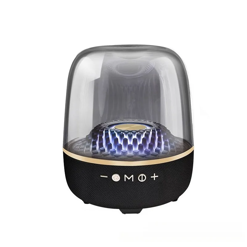 مكبرات صوت Harman Soundbar Pro بقدرة 800 واط - صوت غامر 9D، 4 °   شاشة كريستال مائلة، لاسلكية حقيقية باللون الأسود